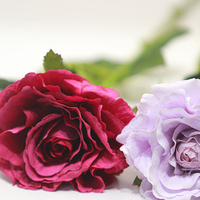 Mur floral cascade de roses thé artificielles à toucher réel, 74 cm, fait main, longue durée, pour la maison, les mariages, Thanksgiving, la Saint-Valentin