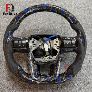Accesorios Interiores para Automóviles, Volante Deportivo de Fibra de Carbono Forjada Azul con LED para <span class=keywords><strong>Toyota</strong></span> Corolla 2018-2024 Xse Gr86 Fortuner <span class=keywords><strong>Gt86</strong></span> - Product Image 1
