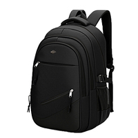 Sac à dos décontracté T349 15,6 pouces en tissu Oxford imperméable pour étudiants, hommes, voyages d'affaires, sac à dos léger en polyester pour ordinateur portable