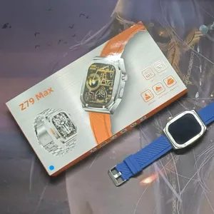 Z79 ماكس ساعة ذكية الفولاذ المقاوم للصدأ للماء البوصلة NFC معدل ضربات القلب متعددة الوظائف ممارسة ساعة ذكية Z79Max