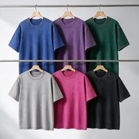 Kaos Vintage Distressed Custom untuk Pria Ukuran Besar, Kaos Merk Pria, Kaos Katun Pria