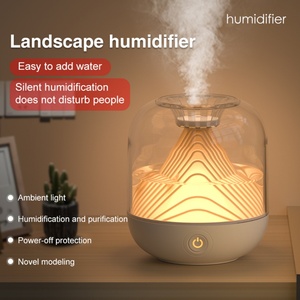 Wireless Steam Humidifier <b>Large</b> Capacity Air Humidifier for Home Korea Type Aroma Essential Oil Mist Landscape Humidifier - Product Image 6