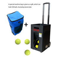 Portable Tennis Padel Ball Machine Télécommande APP Formation Backcourt Ball-Returning System Kit Net Pratique Jouer En Plastique