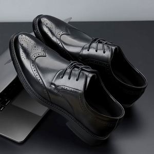 Men's <b>Leather</b> <b>Shoes</b> High End Spring Business Formal British Style Wedding Loafers <b>Slip</b>-<b>On</b> - Product Image 5