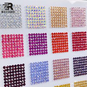 คริสตัลพลอยเทียมเป็นประกาย16สีสำหรับตกแต่งเสื้อผ้ามีหลายสี - Product Image 2