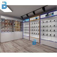 Vitrine haut de gamme pour téléphones portables, présentoir d'accessoires pour téléphones portables, comptoir de magasin de téléphonie mobile