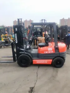 מלגזה משומשת של טויוטה במשקל 2.5 טון עם רכיבי מנוע ומנוע מרכזיים שנבדקו ונבדקו, ממקור יפני - Product Image 4