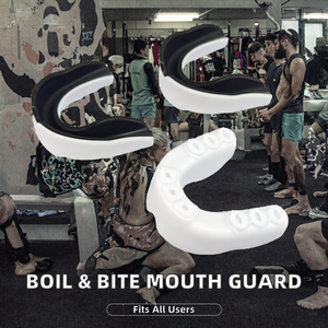 Protège-dents en EVA non toxique de haute qualité, double couche, pour adultes et enfants, boxe, rugby, football, protection sportive, respirant, absorption des chocs - Product Image 2