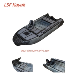 <span class=keywords><strong>Nuevo</strong></span> Bote Eléctrico de HDPE de Gran Tamaño, 4.2M X 1.7M, con la Mejor Vista y Asientos Cómodos para 4 Personas - Product Image 2