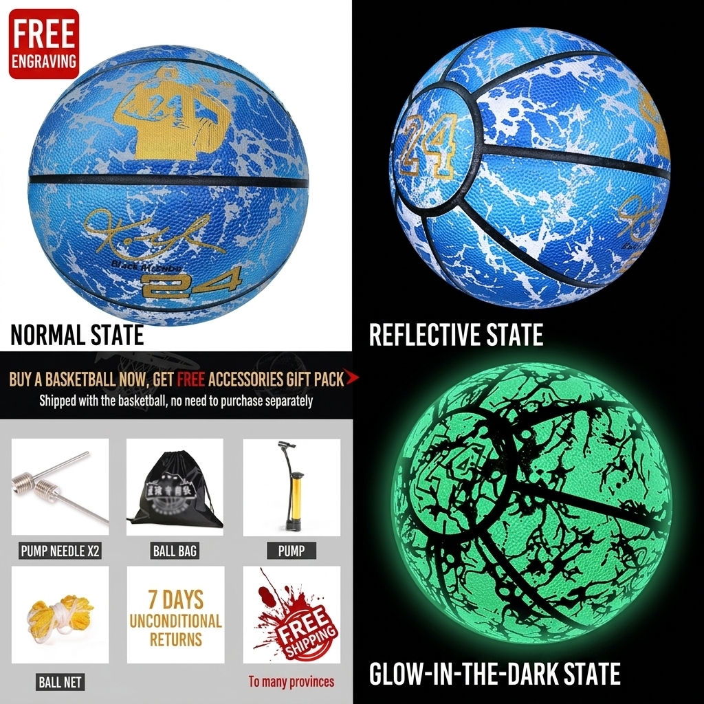 Mamba blue reflective luminous