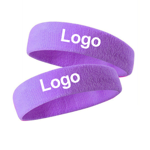 Regenboog Hoofd Zweetband Atletische Katoenen Badstof Hoofdbanden Voor Sport Voor Mannen Vrouw - Product Image 3