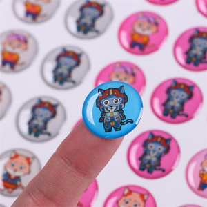 Die Cut Ins Décoratif Résine Vinyle 3D Cristal Autocollant Transparent PVC Époxy avec Impression UV Autocollant Animal Personnalisé pour Utilisation Artisanale - Product Image 2