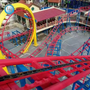 Fair Ride Car Attraction Tren al aire libre Parque temático Adulto Emoción Montaña rusa Parque de atracciones Montaña rusa a la venta - Product Image 3