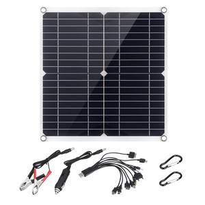Populaire 12W 5V 12V 18V panneau <span class=keywords><strong>solaire</strong></span> Flexible Double sortie USB voiture bateau chargeur de téléphone portable <span class=keywords><strong>solaire</strong></span> - Product Image 4
