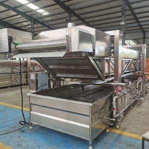 <span class=keywords><strong>Ligne</strong></span> de machines de friture profonde automatique continue pour galettes de pommes de terre, nuggets de poulet, galettes de viande, tartes à la viande, pour KFC - Product Image 3