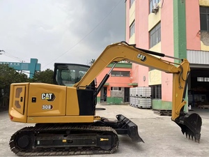 Excavadora de cadenas Caterpillar 308 usada, sistema hidráulico original, pocas horas de trabajo, para construcción municipal - Product Image 4