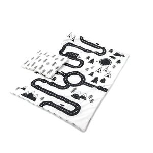 Rừng Rừng Chủ Đề <span class=keywords><strong>Crib</strong></span> Hữu Cơ Bộ Đồ Giường Thiết Lập Mềm Bé Chăn Cũi Bộ Đồ Giường Bội Thu Thiết Lập - Product Image 1