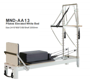 MJDフィットネス 耐久性のある調整可能な2-in-1多機能ピラティスリフォーマーベッド 家庭用ジムとピラティススタジオ用家具 - Product Image 5