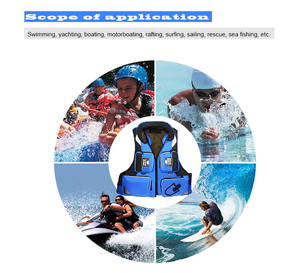 <span class=keywords><strong>Gilet</strong></span> de <span class=keywords><strong>sauvetage</strong></span> de pêche adulte professionnel avec fonctions de <span class=keywords><strong>sauvetage</strong></span> multi-poches détachables à super flottabilité pour la pêche en mer - Product Image 6