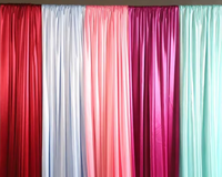 Kain Sutra Es Lebar 150cm untuk Latar Belakang Pernikahan, Kain Sutra Es Pearlescent, Warna Sesuai Pesanan, Dekorasi Panggung, Tirai, Kain Elastis
