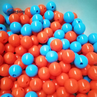Balles en caoutchouc naturel dur personnalisées avec demi-trou, balles rebondissantes en caoutchouc nitrile, marteau de tambour en silicone d'usine