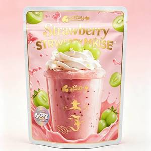 Wholesale Sticker Mylar Bags <strong>Starburst</strong> - Bubble Tea &amp; Boba Themed Pre Made Resealable Pouch - Product Image 2