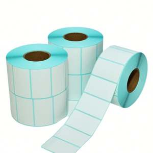 Etiquetas Adhesivas Térmicas Personalizadas al por Mayor de 60*40 mm, Impresión UV, Etiquetas de Papel con Código de Barras Personalizadas para la Industria Alimentaria y Supermercados, Modelo 4x6 - Product Image 1