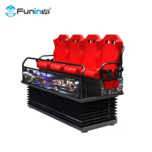 Amusement Park Cinema 5D Hydraulic Systeme Controle Cinema 5D 4 Seat 5D Mini Cinema