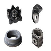 Support moteur en fonte ductile grise OEM avec support de bras oscillant pour pièces de machines de construction et minières