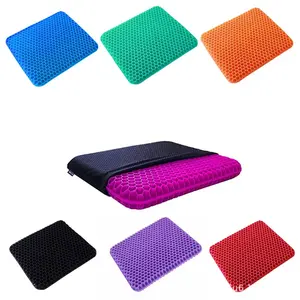 Comfortable Gel Seat Cushion Non-slip Cover Tpe Gel Seat Cushion For Long Sitting