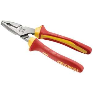 EXPERT - E050413 Combination <b>pliers</b> insulated 1000V VDE - EAN 3258950504131 1000V INSULATED <b>PLIERS</b> AND CUTTERS INSULATED <b>PLIERS</b> - Product Image 1