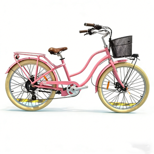 Bicicleta Eléctrica al por Mayor con Batería de Litio, Motor Trasero sin Escobillas de Alta Potencia, Asiento Ajustable, Autonomía de 55-60 km, Urbana, JYOP-SMCURISER3, Aluminio - Product Image 6