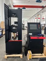 Máquina de Ensayo Universal Electrónica Electrohidráulica Servo de Alta Precisión WAW-100B 100KN de Espacio Único para Materiales de Acero Grueso