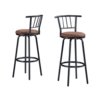 Chaise haute moderne YUKAI pour bar, cuisine, café, tabouret en métal pour table haute, restaurant, hôtel, extérieur YK-ST131
