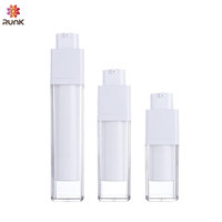 Pompe Airless personnalisée bouteille de pompe à vide Airless cosmétique de tailles mixtes bouteille de pompe Airless en plastique PCR 30ml
