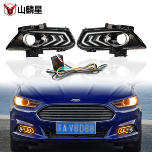 Feux de jour à LED tricolores ailes d'ange génériques pour Ford Mondeo 2013-2016 (paire) - Product Image 3