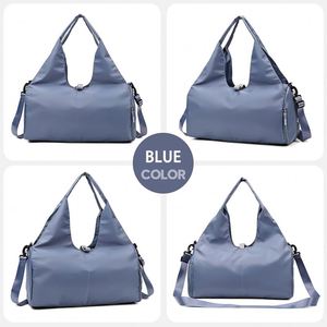 Échantillon gratuit : Sac de sport à bandoulière pour femme avec compartiment séparé pour chaussures, sac de rangement à main (tapis de yoga non inclus) - Product Image 5