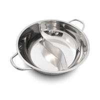 Ensemble de deux casseroles en acier inoxydable de luxe, écologiques, compatibles induction, avec couvercle en verre