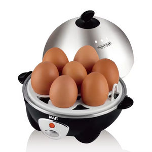 Caldera para Huevos de 360W, Placa Calefactora de Acero Inoxidable, Cocina 7 Huevos con un Solo Botón, Fácil Operación - Product Image 1