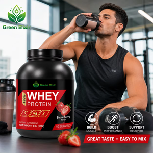 Proteína de Suero de Leche Premium en <span class=keywords><strong>Polvo</strong></span>, Sabor Fresa, 2 lb, Alto Contenido de BCAA, Suplemento de Proteína para la Recuperación Muscular, Proteína en <span class=keywords><strong>Polvo</strong></span> al por Mayor, OEM - Product Image 6
