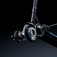 Trottinette électrique pliable Tiger King Dual Motor 60V 30Ah avec capteur, puissance personnalisable de 250W à 3000W, vitesse jusqu'à 30 km/h