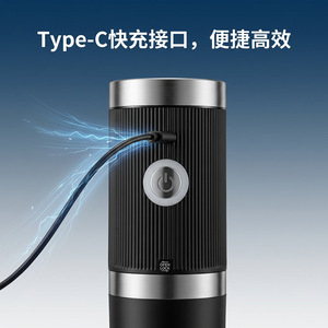 Molinillo de café eléctrico portátil de 40 mm con muelas cónicas, recargable por USB, para viajes y uso doméstico. - Product Image 1