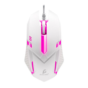 ELE-GATE Gaming <b>Mouse</b> <b>Wired</b> USB Red LED Breathing Light Ergonomic Design - Product Image 2