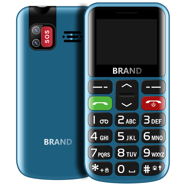TC39 Senior Citizen Mobile Phone 24 Inch Big Buttons Loud Speaker Type C SOS Senior Phone Keypad Mobile 4G