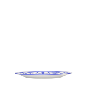 Piatto Piano Plato Flano Coupe Giralda Blu 26cm con Design a Motivi Blu per Uso da Tavola - Product Image 2
