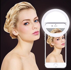 Mini lumière circulaire rechargeable à trois modes d'éclairage <span class=keywords><strong>pour</strong></span> téléphone/téléphone portable Android, ordinateur portable, photographie, caméra vidéo, maquillage <span class=keywords><strong>pour</strong></span> filles - Product Image 5