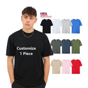 เสื้อยืดคอตตอนเปล่าพิมพ์ลายกราฟิกแบบรีดร้อนตามสั่งจากคลังสินค้าในสหรัฐอเมริกา สำหรับผู้ชายและผู้หญิง - Product Image 1