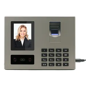 New upgraded gold Independent Operation Biometric Fingerprint/Face Time Attendance USB Office Time Clock For Company FA03