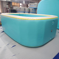 Piscine gonflable portable personnalisée pour enfants en tissu Drop Stitch DWF
