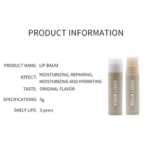 Bálsamo labial orgánico con logotipo personalizado, Bálsamo labial con vitamina C, para reparación de <span class=keywords><strong>labios</strong></span>, personalizado, Natural - Product Image 5